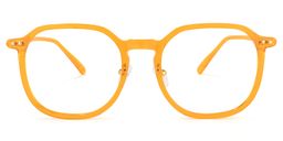 Burnley Square Yellow Glasses0