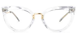 Scardecchio  Cateye Clear Glasses0