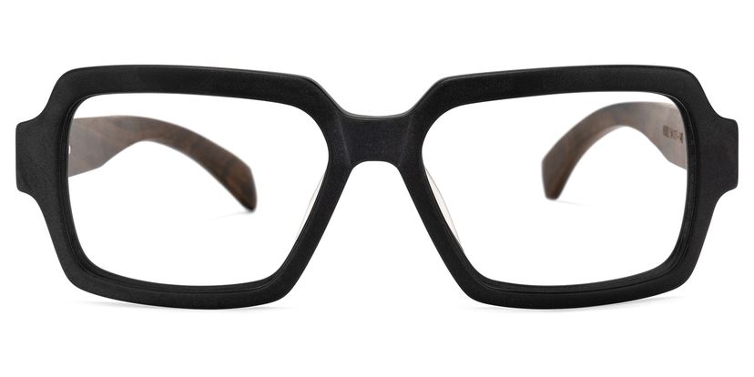 Nikki Square Black Glasses