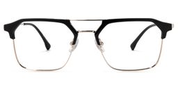 Mestey Sqaure Black Glasses0