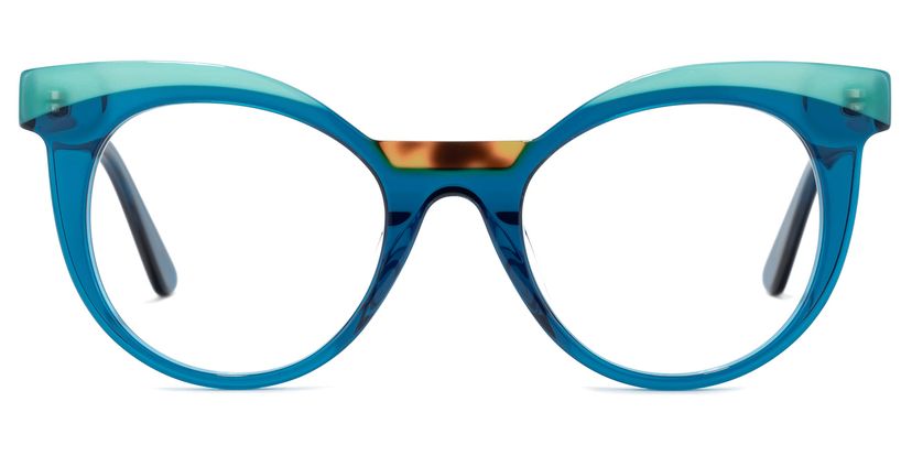 Lismary Cateye Blue Glasses