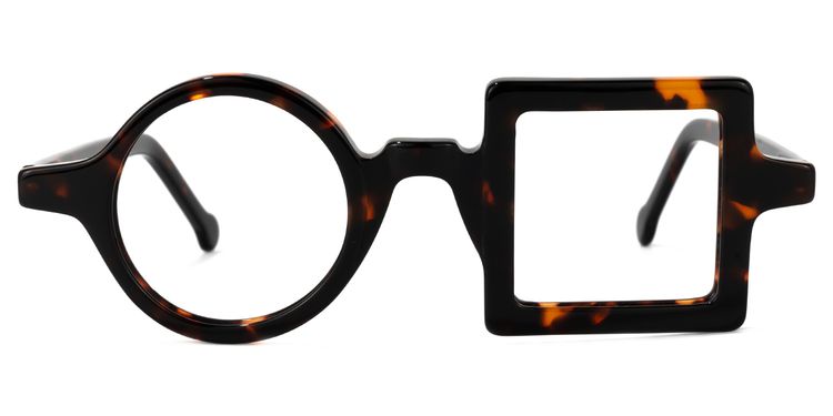 Paola Asymmetric Tortoise Glasses