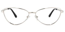 Lorenzo Cateye Silver Glasses0