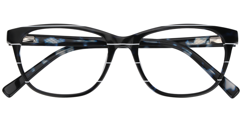 Rectangle Black Glasses1