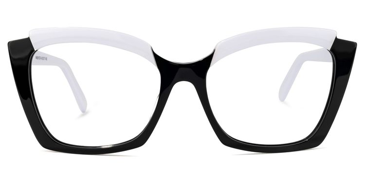 Benesa Browline Black Glasses