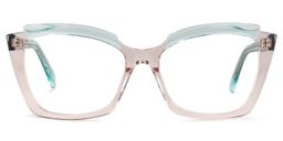 Benesa Browline Beige Glasses0