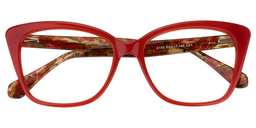 Alethea Square Red Glasses2