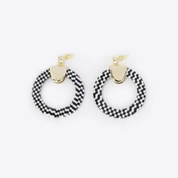 Stylish Arch Green Earrings1