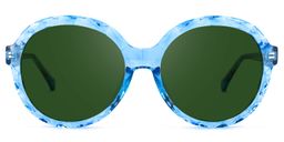 Lila Round Light-Blue Glasses6