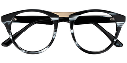 Rowan Round Black Glasses1