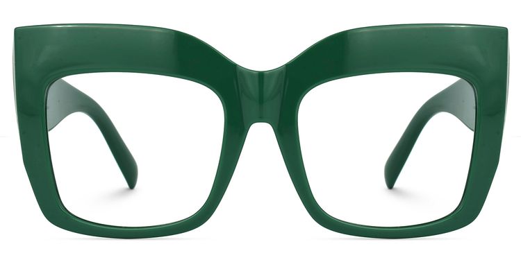 Alberta Cat Eye Green Glasses