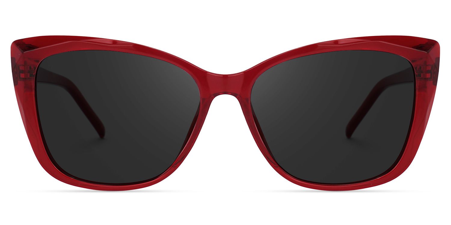 Farris Cat Eye Red Sunglasses for Women & Men | ZEELOOL CA0