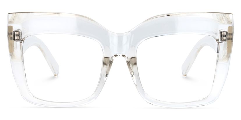 Alberta Cat Eye Clear Glasses