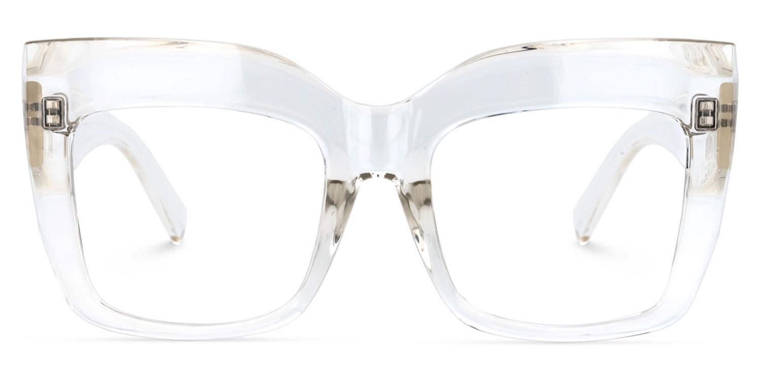 Cat Eye Clear Glasses | Zeelool Optical Online0