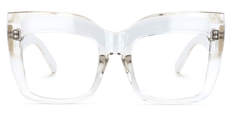 Alberta Cat Eye Clear Glasses