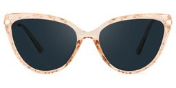 Lucas Cateye Beige Glasses11