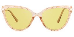 Lucas Cateye Beige Glasses5