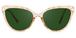 Lucas Cateye Beige Glasses6