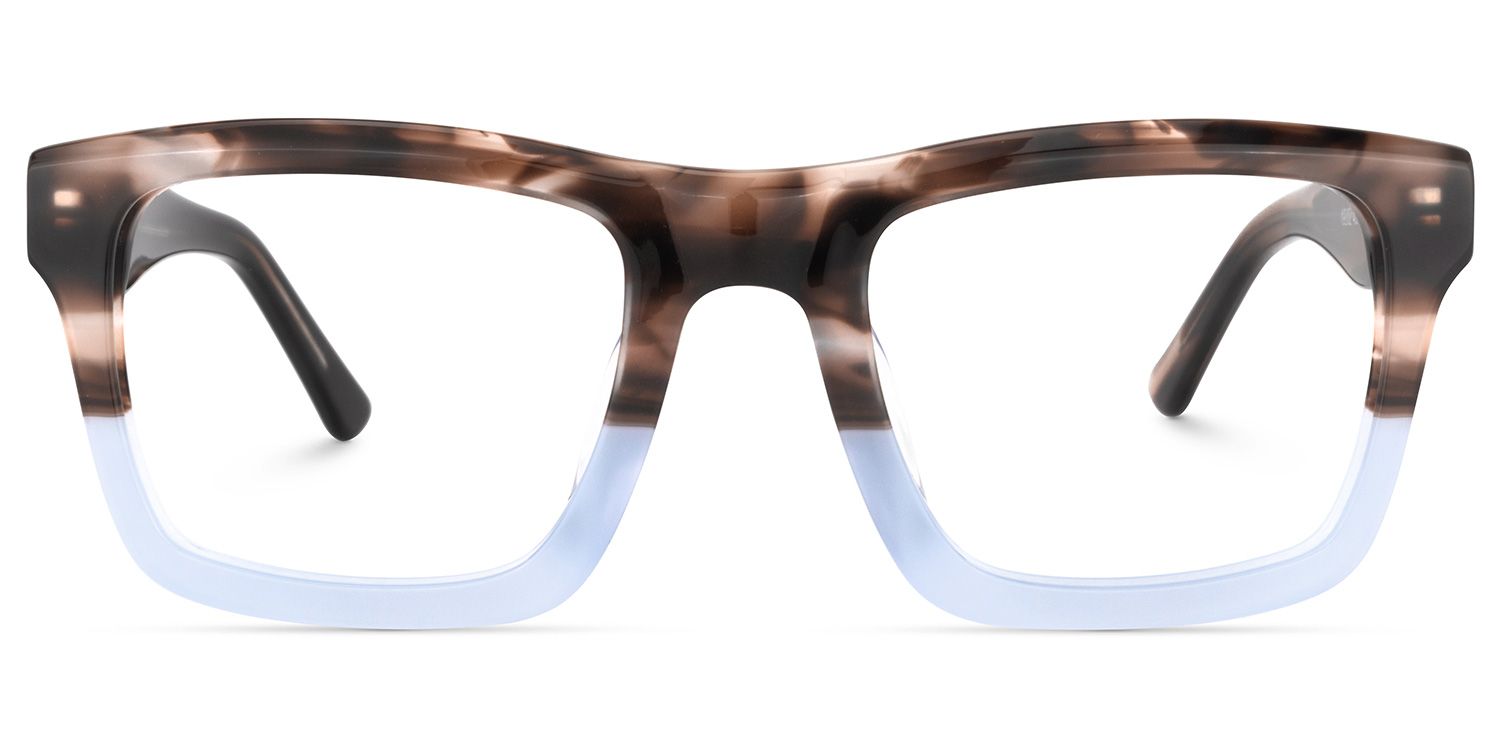 Rectangle Brown Glasses0