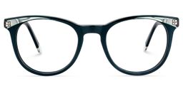 Duran Round Dark-Green Glasses0