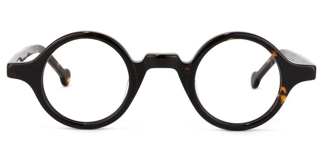 Arale Round Tortoise Glasses