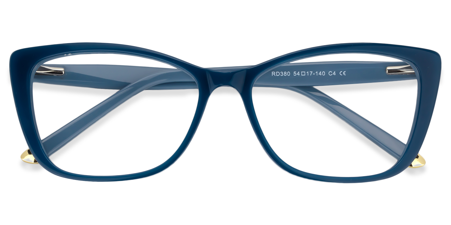 Cat Eye Blue Glasses | Zeelool Glasses1