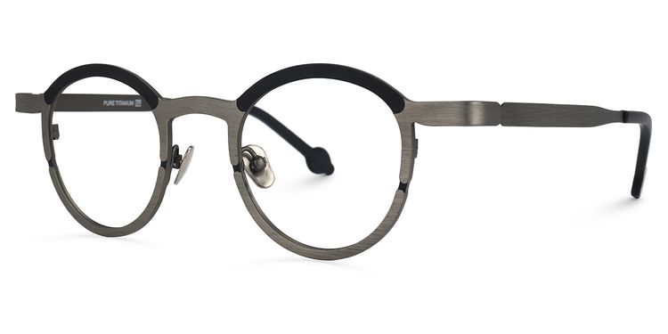 Castro Round Gray Glasses