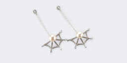 Vintage Long Chain Pearl Earrings 0