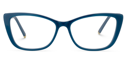 Charo Cat Eye Blue Glasses0