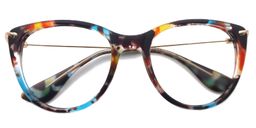 Clement Floral Cat Eye Glasses7