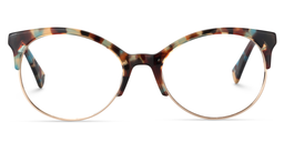 Cinderella Cat Eye Blue Tortoise Glasses0