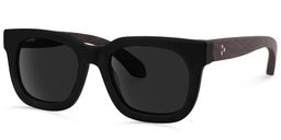 Sam Black Rectangle Sunglasses1