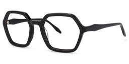 Nehemiah Geometric Black Glasses1