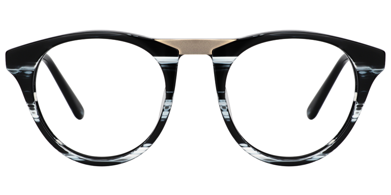 Round Black Glasses0