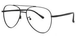 Paige Aviator Black Glasses1