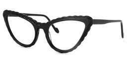 Presley Cateye Black Glasses1