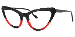 Presley Cateye Red Glasses1