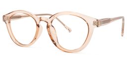 Pierce Round Beige Glasses1