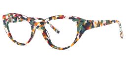 Farrah Oval Floral Glasses2