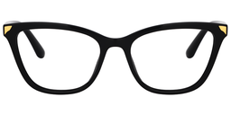 Katrina Cat Eye Black Glasses0