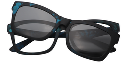 Nathan Clip-On Blue-Tortoise Glasses0
