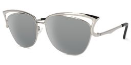 Maguire Cateye Silver Sunglasses2