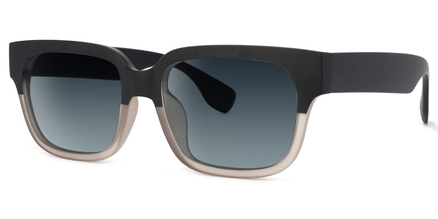Colin Gray Frame Sunglasses with Rectangle Style | ZEELOOL CA1