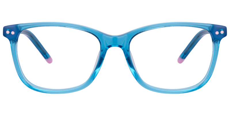 Rectangle Blue Glasses0