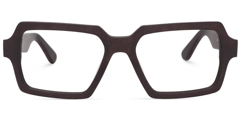 Arthur Geometric Brown Glasses