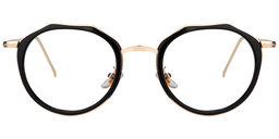Carolyn Geometric Black Glasses 0