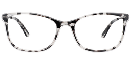 Kelvin Rectangle Black-Clear Glasses0