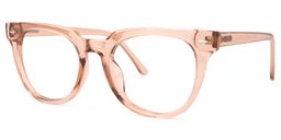 Stephen Square Beige Glasses1