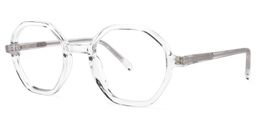 Emeline Geometric Clear Glasses2