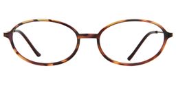 Amy Oval Tortoise Eyeglasses0